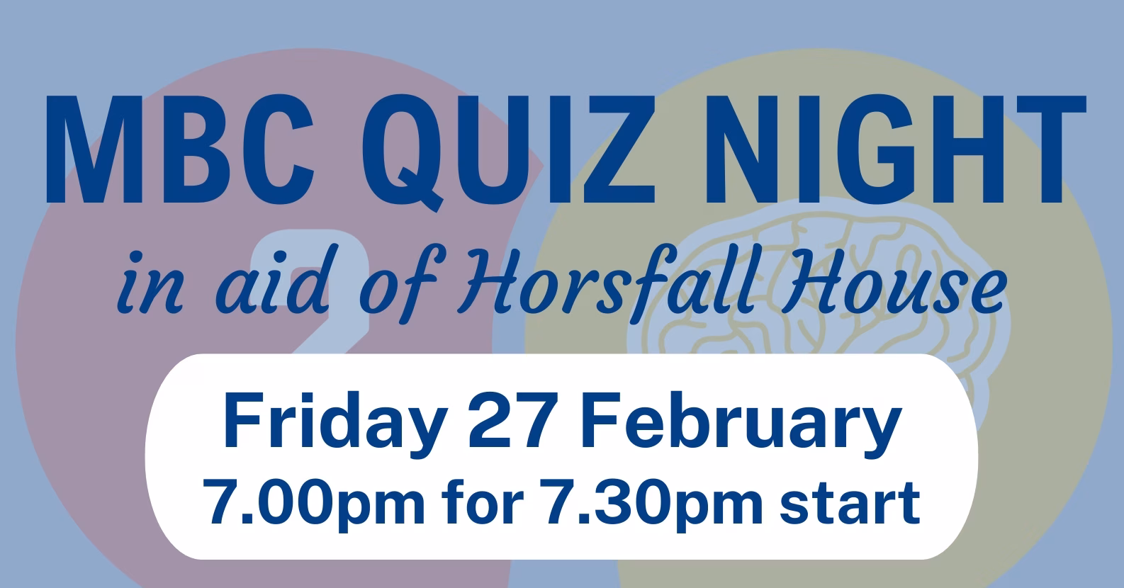 Quiz Night at Minchinhampton Baptist Church